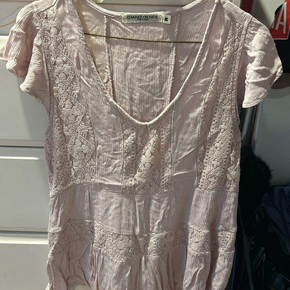 Light pink blouse
